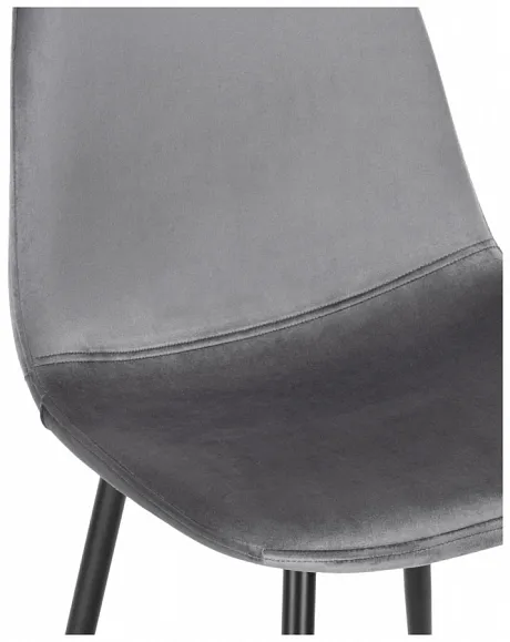 Стул на металлокаркасе Lilu dark grey фото 9