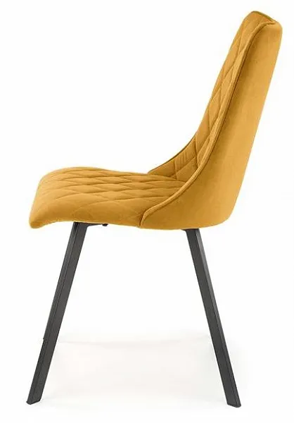 Стул HALMAR K450 горчичный/черный фото 3