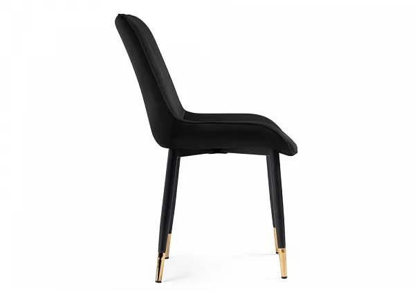 Стул на металлокаркасе Seda 1 black / gold фото 4