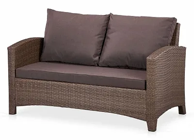 Плетеный диван S58A-W773 Brown