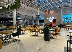 Мебель для фудкорта в ТЦ Авиапарк Фото 4