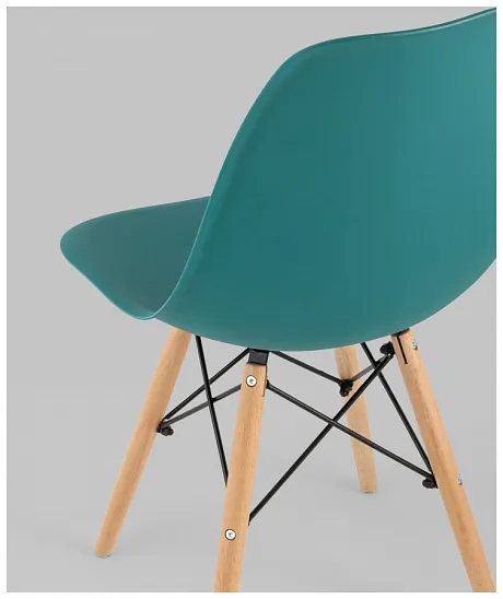 Стул Eames Style DSW темно-бирюзовый x4 (разборный каркас) фото 10