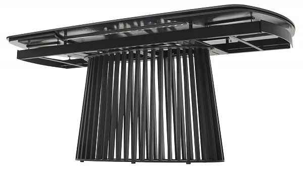 Стол DESIO 180 PURE BLACK SOLID CERAMIC Черный мрамор матовый, керамика/Черный каркас, ®DISAUR фото 11