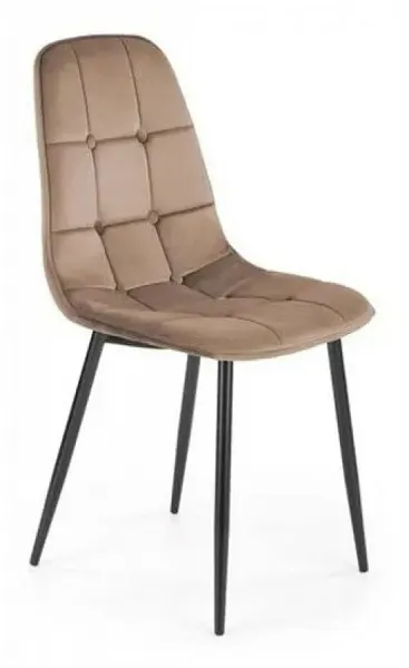 Стул HALMAR K417 бежевый/черный