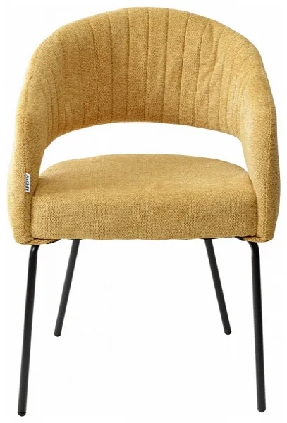 Стул SNUG WZ2042-05 горчичный, фактурный велюр / черный каркас, M-City фото 4