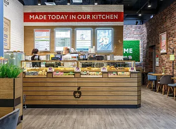 Барная стойка и мебель для кафе Prime в IQ-quarter Москва-Сити