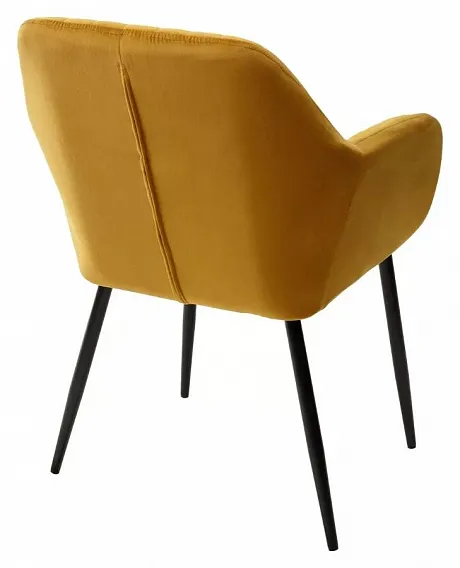 Стул ALABAMA BLUVEL-68 YELLOW, велюр фото 3