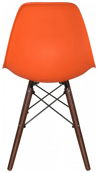Стул обеденный LMZL-PP623 (ножки тёмный бук, цвет сиденья оранжевый) фото 6