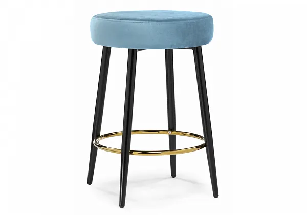 Полубарный стул Plato blue