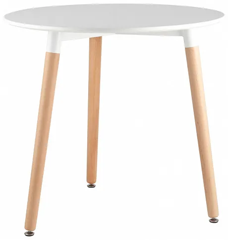 Стол круглый EAMES DST NEW D80 белый