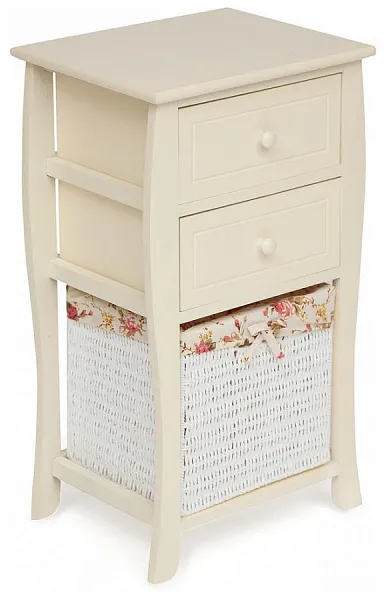 Тумба с корзиной и 2 ящиками secret De Maison ARC 2 ( mod. HX16-827 S ) paulownia, мдф, 70x40x30см, butter white (слоновая кость) фото 2