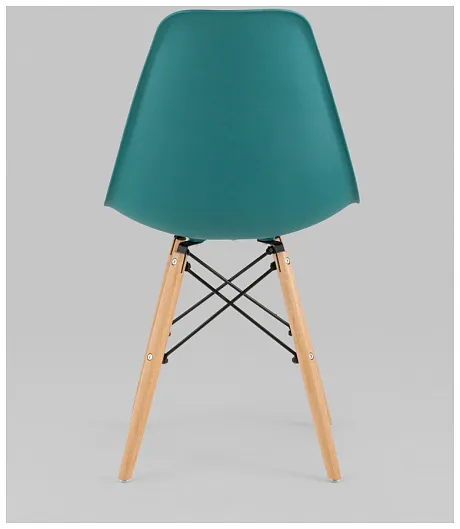 Стул Eames Style DSW темно-бирюзовый x4 (разборный каркас) фото 8