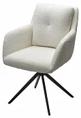 Стул MEADOW 360 градусов поворот Белый XD841-01, букле