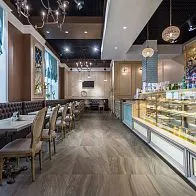 Производство мебели и стойки бара для ресторана Ванильное небо в БЦ «Baker Plaza»