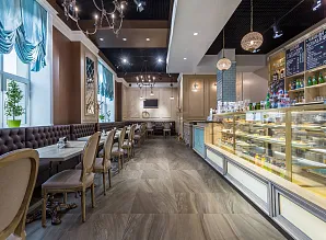 Производство мебели и стойки бара для ресторана Ванильное небо в БЦ «Baker Plaza» Фото 2