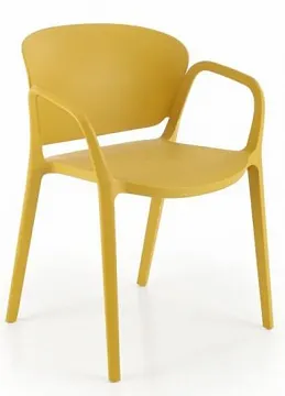 Стул HALMAR K491 горчичный
