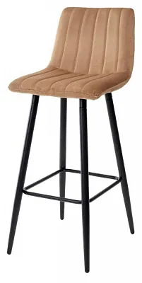 Барный стул DERRY G108-72 тоффи, велюр