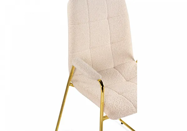 Стул на металлокаркасе Lana cream / gold фото 8