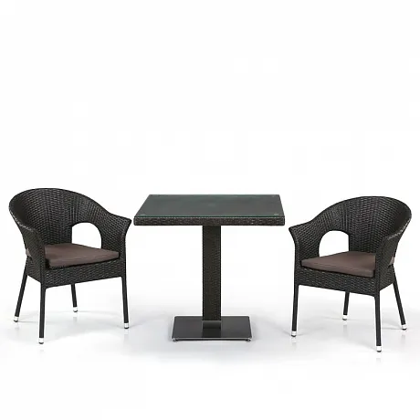 Плетеное кресло Y97B-W53 Brown фото 3