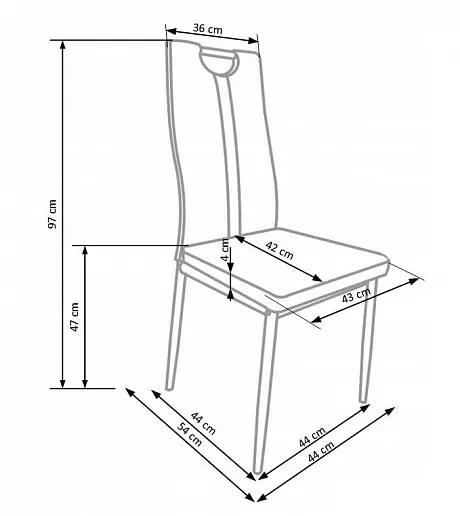 Стул HALMAR K202 фото 4