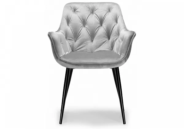 Стул на металлокаркасе Remo light gray фото 3