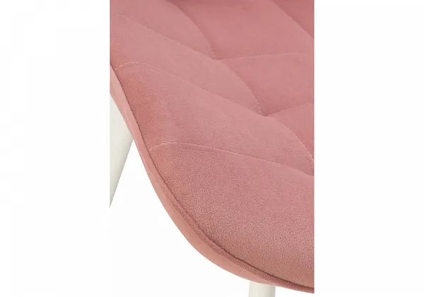 Стул на металлокаркасе Hagen pink / white фото 8