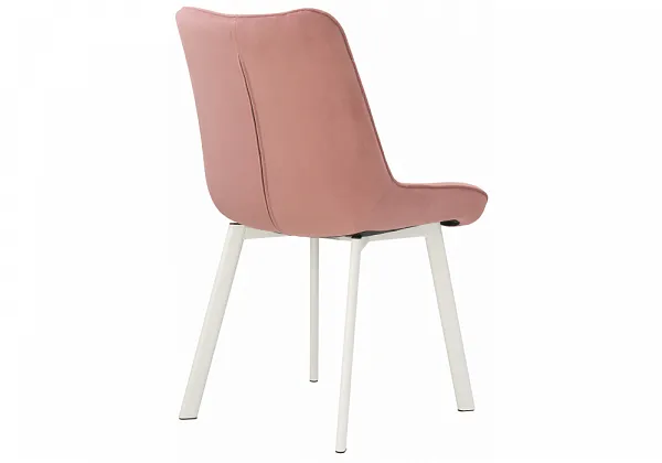 Стул на металлокаркасе Hagen pink / white фото 4