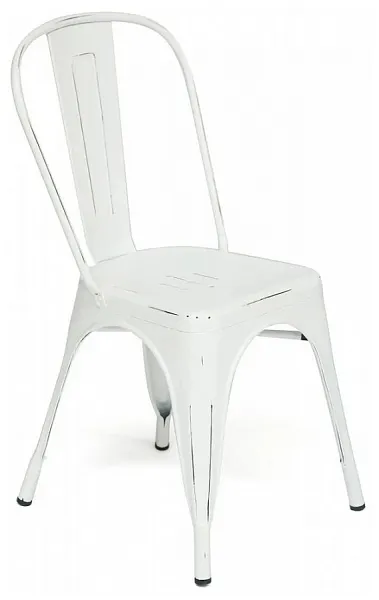 Стул LOFT CHAIR белый винтаж