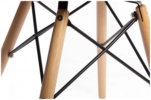 Стул Eames DSW leather серый фото 5