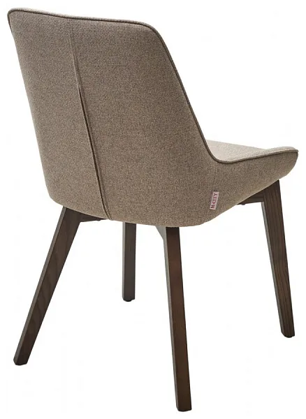 Стул CRISTIAN Light Brown Barrel-19, ткань / орех фото 7