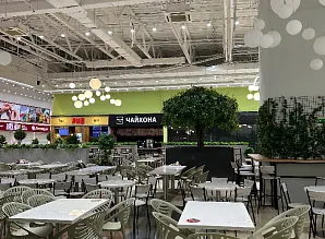 Мебель по индивидуальному проекту для фуд-корта ТРЦ Город Фото 21