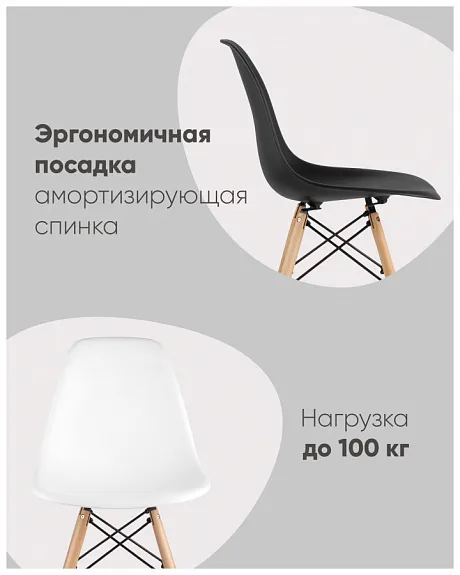 Стул Eames Style DSW серо-зеленый (разборный каркас) фото 5