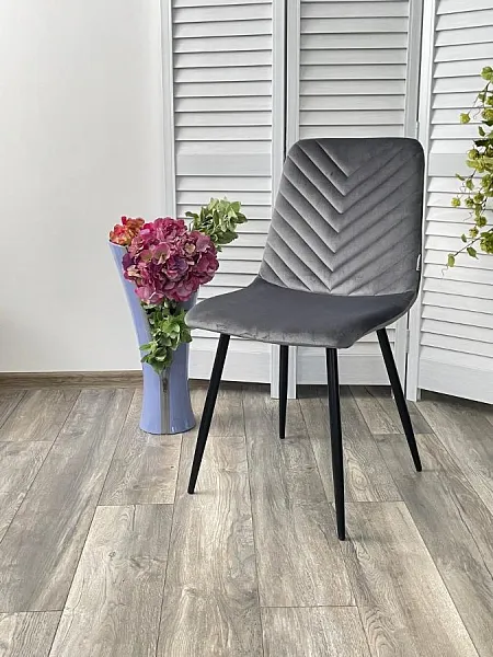 Стул DUKE BLUVEL-14 GREY, велюр фото 4