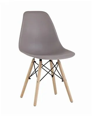 Стул Eames Style DSW темно-бежевый (разборный каркас)