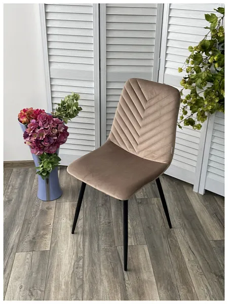 Стул DUKE BLUVEL-40 BEIGE, велюр фото 4