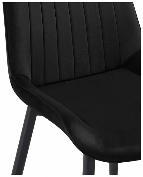 Стул на металлокаркасе Seda 1 black / gold фото 9