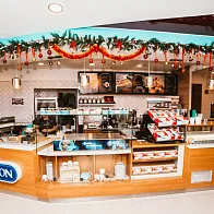 Барная стойка для кафе-пекарни CINNABON на Васильевском острове