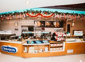 Барная стойка для кафе-пекарни CINNABON на Васильевском острове Фото 2
