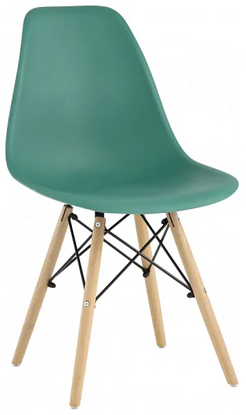 Стул Eames Style DSW серо-зеленый (разборный каркас) фото 2