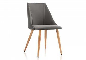 Стул Morgan dark gray / wood