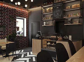 Дизайн-проект кафе в автомоечном комплексе Urban в Одинцово Фото 2