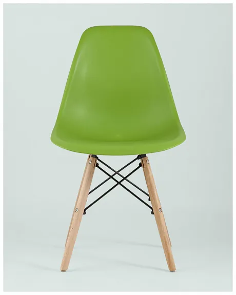 Стул Eames Style DSW зеленый x4 (разборный каркас) фото 7