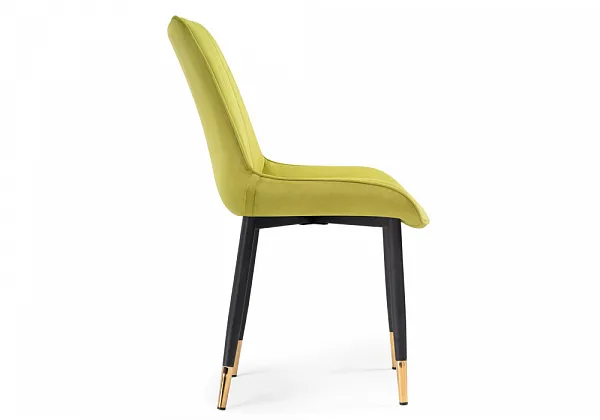 Стул на металлокаркасе Seda 1 khaki / gold / black фото 4