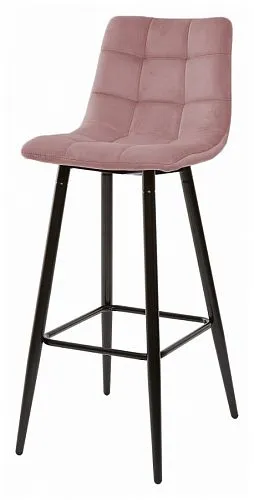 Барный стул LECCO UF910-07 PINK, велюр