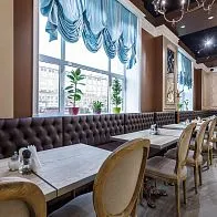 Производство мебели и стойки бара для ресторана Ванильное небо в БЦ «Baker Plaza»