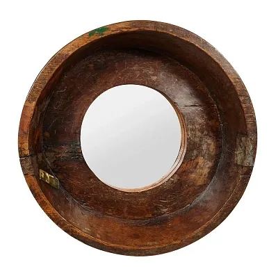 Зеркало Secret De Maison PLATE дерево манго, коричневый