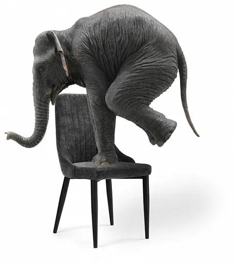 Стул на металлокаркасе Kora dark gray фото 7