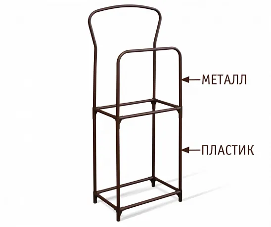 Вешалка SHT-SUR3 коричневый муар/коричневый фото 2