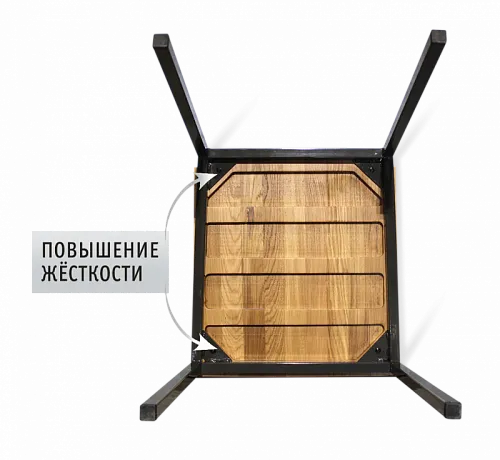 Стул SHT-S90-1 прозрачный лак/лосось/серый фото 6