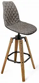 Стул барный SHT-ST29-C12/S93 коричневый сахар/брашированный коричневый/черный